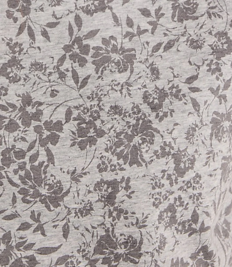 Haven Well Within Organic Cotton Jersey Muted Floral Bateau Neck Tee