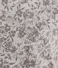 Haven Well Within Organic Cotton Jersey Muted Floral Bateau Neck Tee