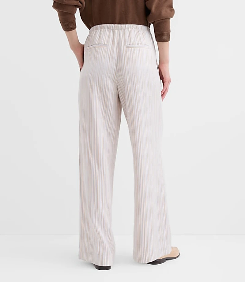 Sawyer Pull On Pants Striped Twill