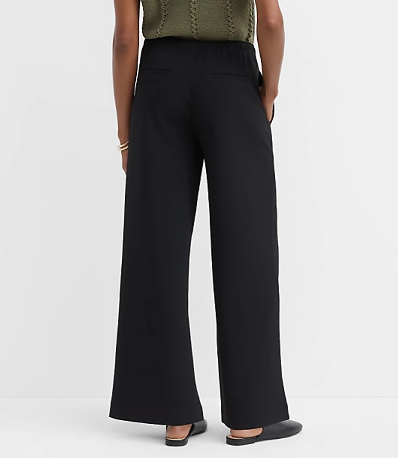 Petite Sawyer Pull On Pants Textured Crepe