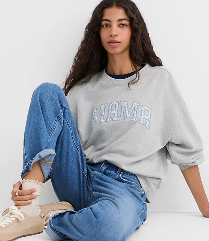 Mama Patchwork Sweatshirt