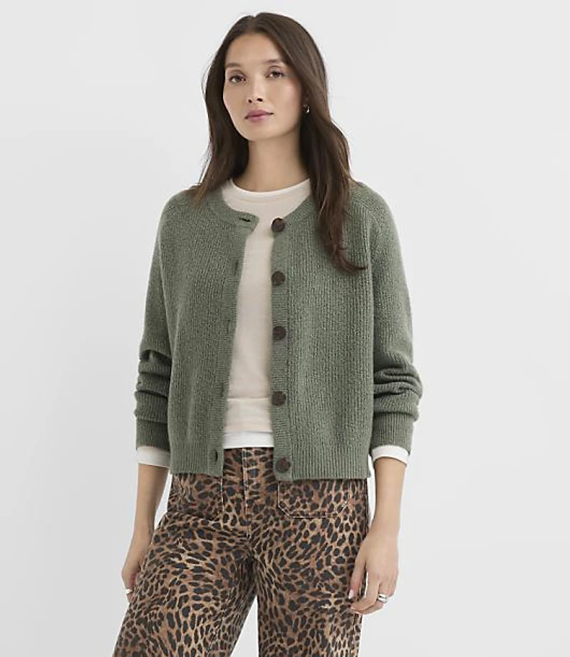 Ribbed Relaxed Cardigan