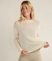 Haven Well Within Wool and Cashmere Pointelle Roll Neck Sweater