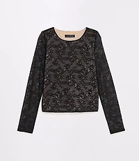 LOFT Versa Stretch Lace Top