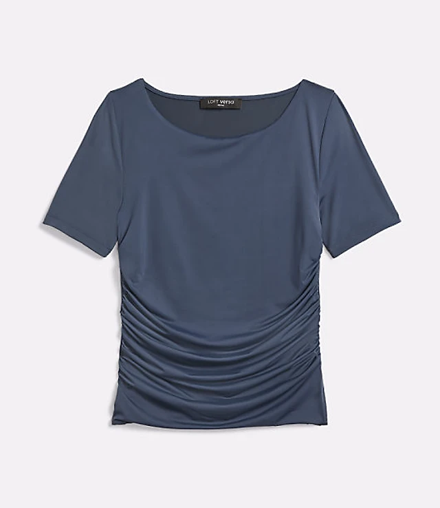LOFT Versa 360 Knit Ruched Top
