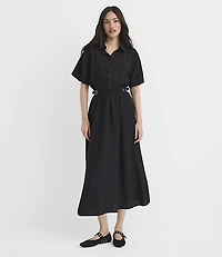 Double Buckle Shirtdress