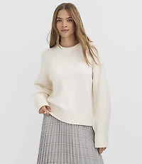 Curved Sleeve Sweater