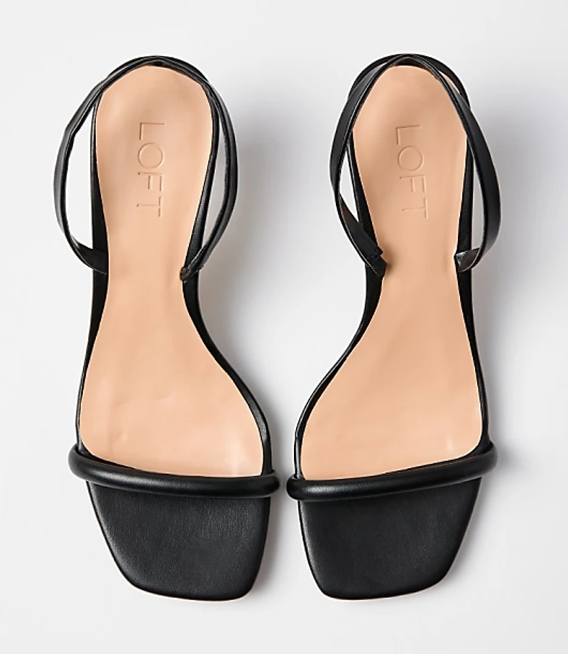Slingback Kitten Heel Sandals