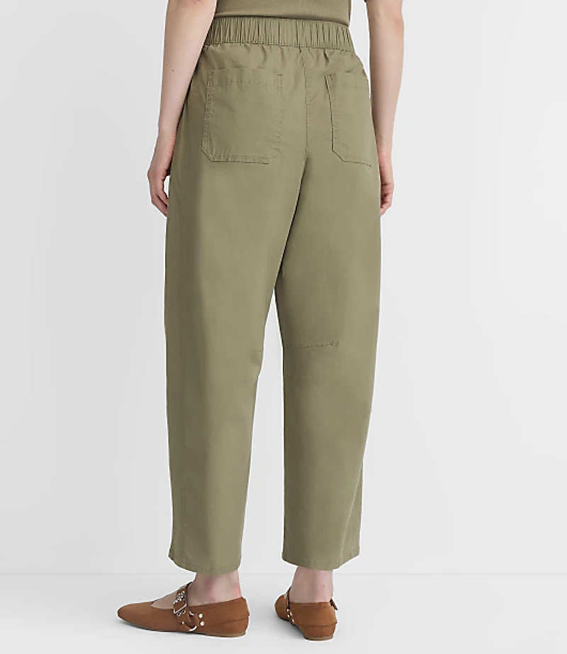 Utility Pull On Barrel Pants Twill