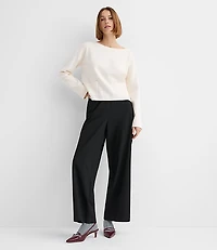 Boatneck Pocket Sweater