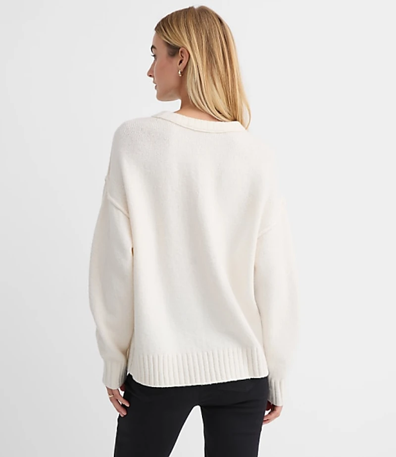 Elliptical Hem Sweater