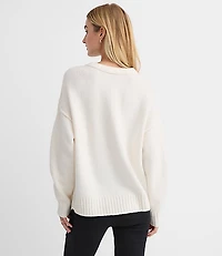 Elliptical Hem Sweater