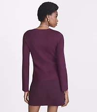LOFT Versa Front Split Cardigan