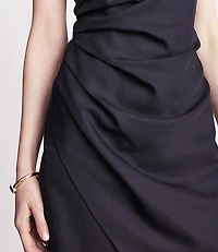 LOFT Versa Pure Spun Pleated Tank Mini Dress
