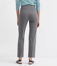 Zip Pocket Straight Pants Stripe
