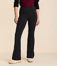 Lou & Grey Cozy Fleece Back Bootcut Pants