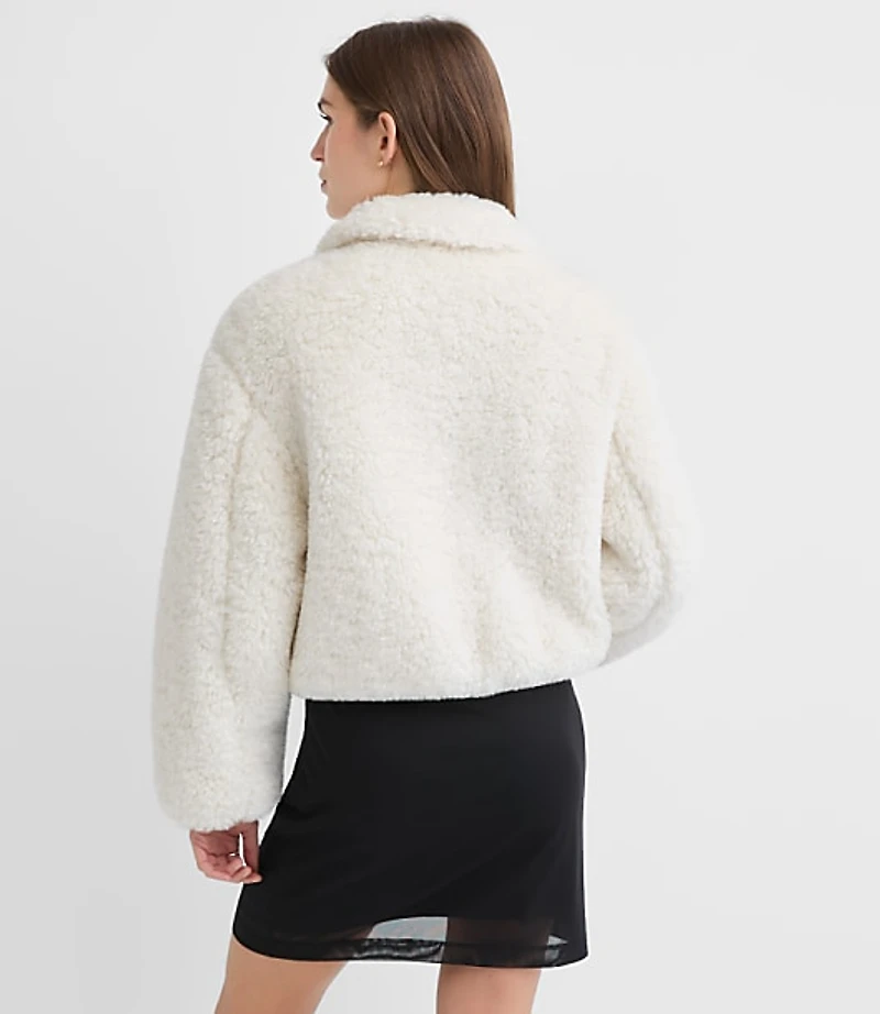 Modern Faux Fur Jacket