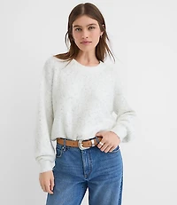 Shimmer Boucle Relaxed Sweater