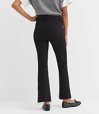 Curvy Fresh Cut High Rise Kick Crop Jeans in Jet Black Wash