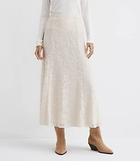 Floral Lace Maxi Skirt