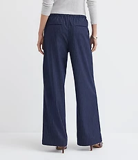 Sawyer Pull On Pants in Pinstripe