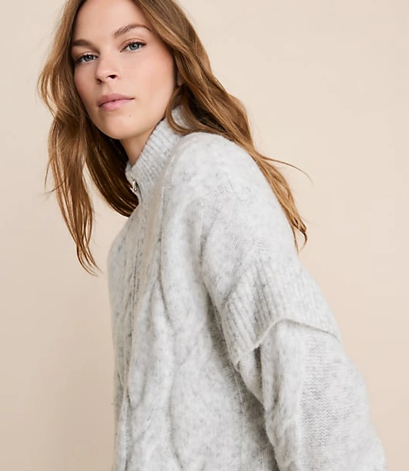 Lou & Grey Oversized Cable Coatigan