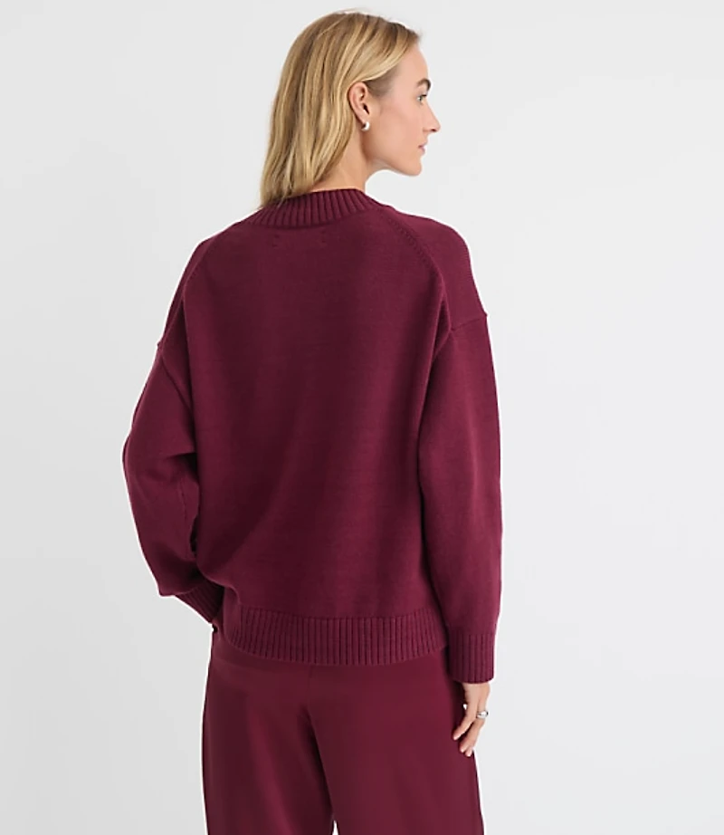 Slouchy V-Neck Sweater