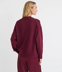 Slouchy V-Neck Sweater