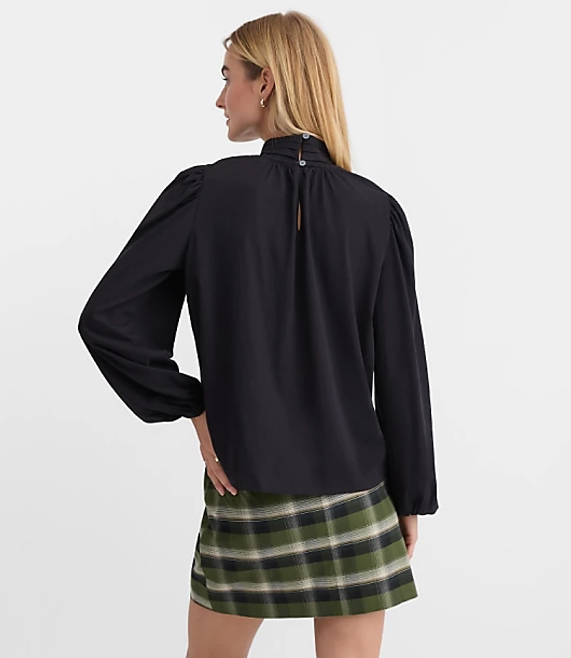 Petite Keyhole Jersey Top