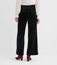 Curvy Clean Wide Leg Pants Velvet