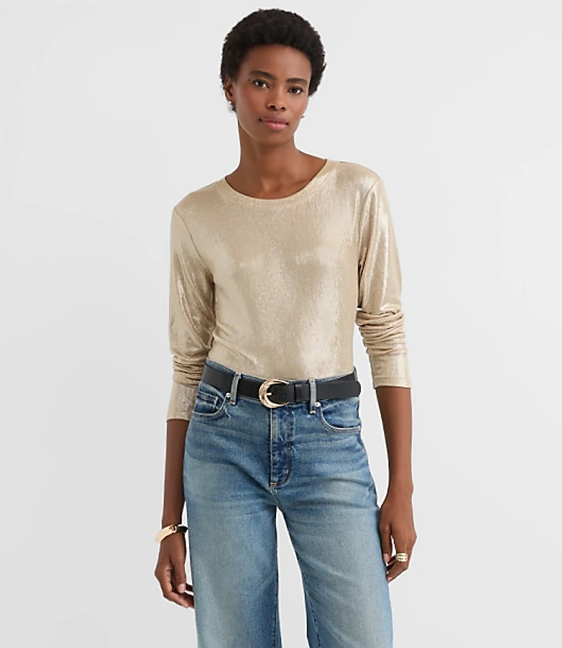 Foil Long Sleeve Everyday Tee