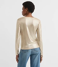 Foil Long Sleeve Everyday Tee