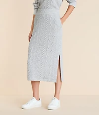 Lou & Grey Alpine Quilted Midi Pocket Skirt