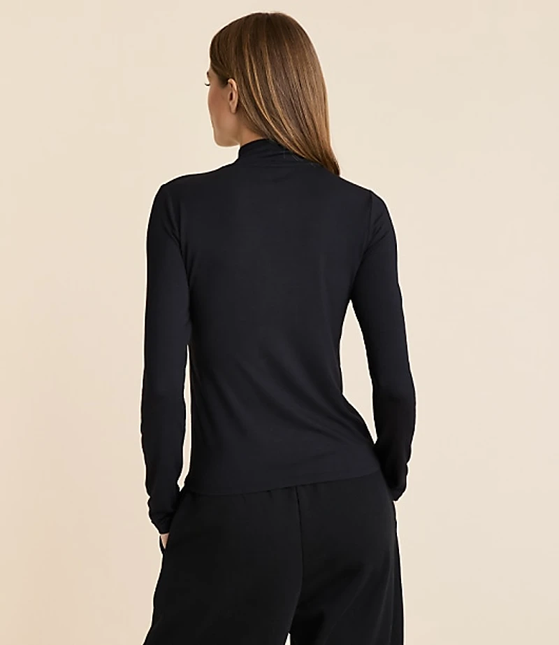 Lou & Grey Essential Modal Turtleneck Top