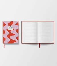 Yop & Tom Red Ripple Notebook