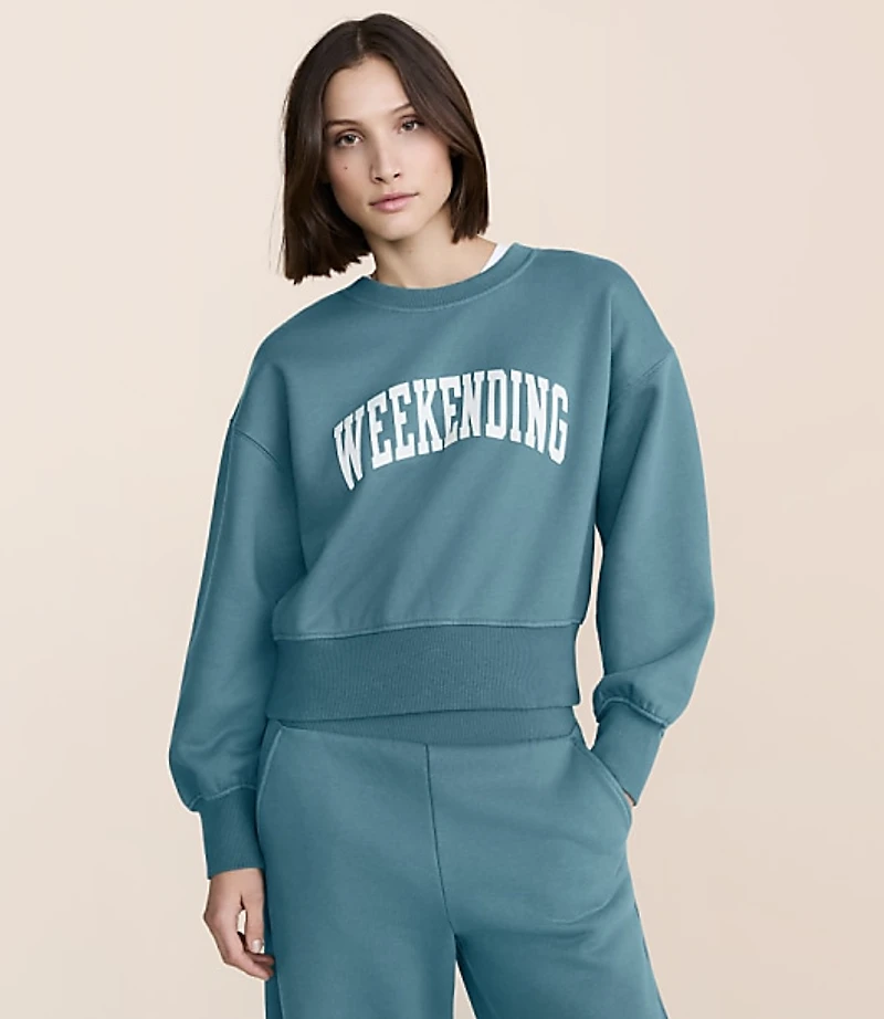 Lou & Grey Weekending Elite Fleece Sweatshirt