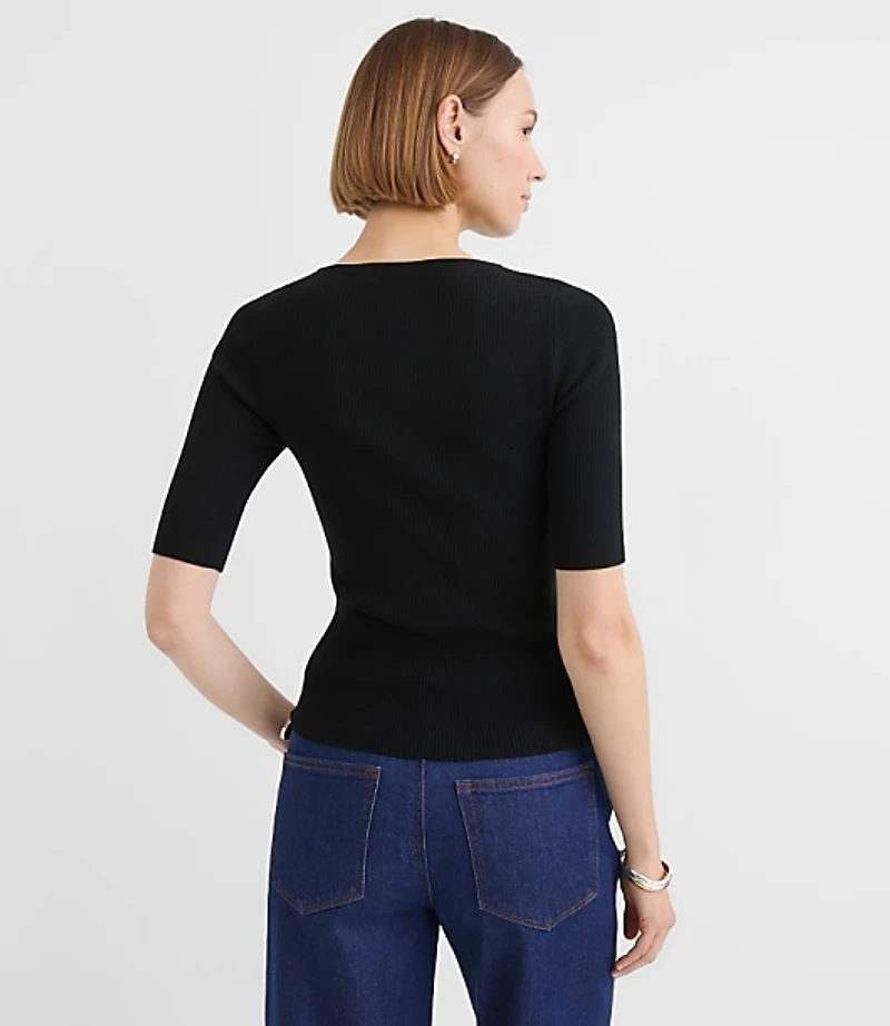 Cutout Sweater Top