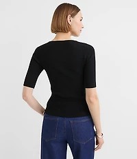 Cutout Sweater Top