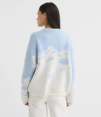 Petite Mountain Ski Sweater