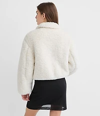 Petite Modern Faux Fur Jacket