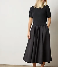 Lilla P Mixed Media Dress