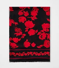 Floral Softened Scarf