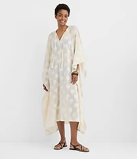 LOFT Beach Palm Mesh Maxi Swimsuit Coverup