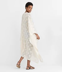 LOFT Beach Palm Mesh Maxi Swimsuit Coverup