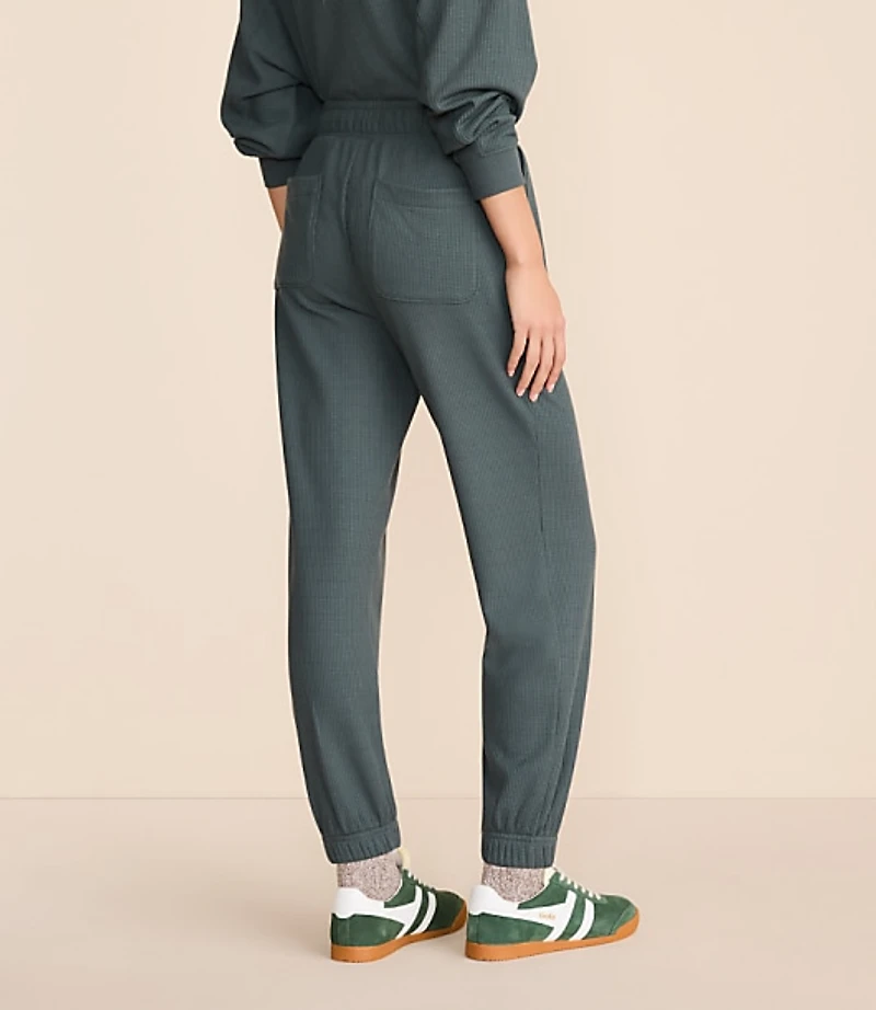 Petite Lou & Grey Upstate Waffle Joggers