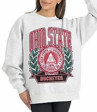 Gameday Couture Ohio State Buckeyes Heritage Fleece Crew Neck Pullover