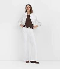 Denim Trucker Jacket White