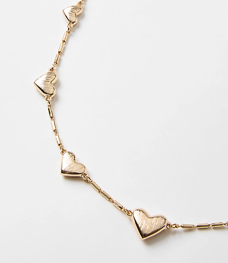 Scattered Heart Necklace