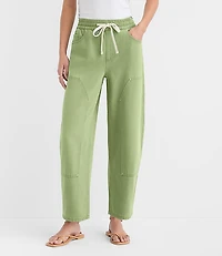 Rivete Utility High Rise Pull On Jeans Shale Green