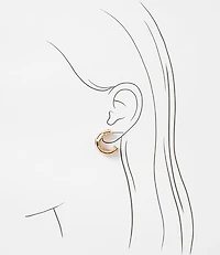 Heart Hoop Earrings